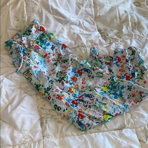 Girls floral pants